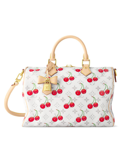 Louis Vuitton LV x TM Cherry Speedy Soft bandouliere 30 M14238 White